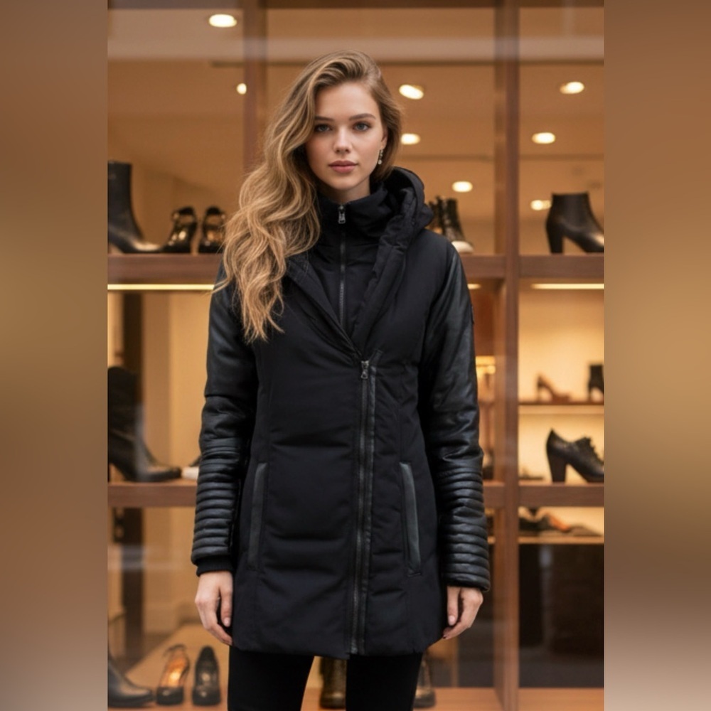 Diamond Supply Co. Black Puffer Jacket